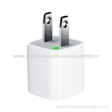 USB Travel Charger for iPhone 3 with Electric Type, 2.6 x 2.6 x 4.5mm Size
